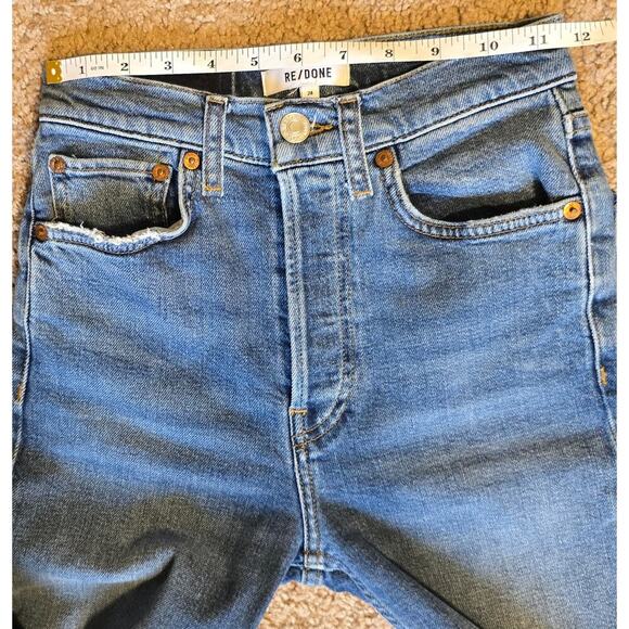 RE/DONE 70s Ultra High Rise Stove Pipe Jeans - Picture 11 of 16